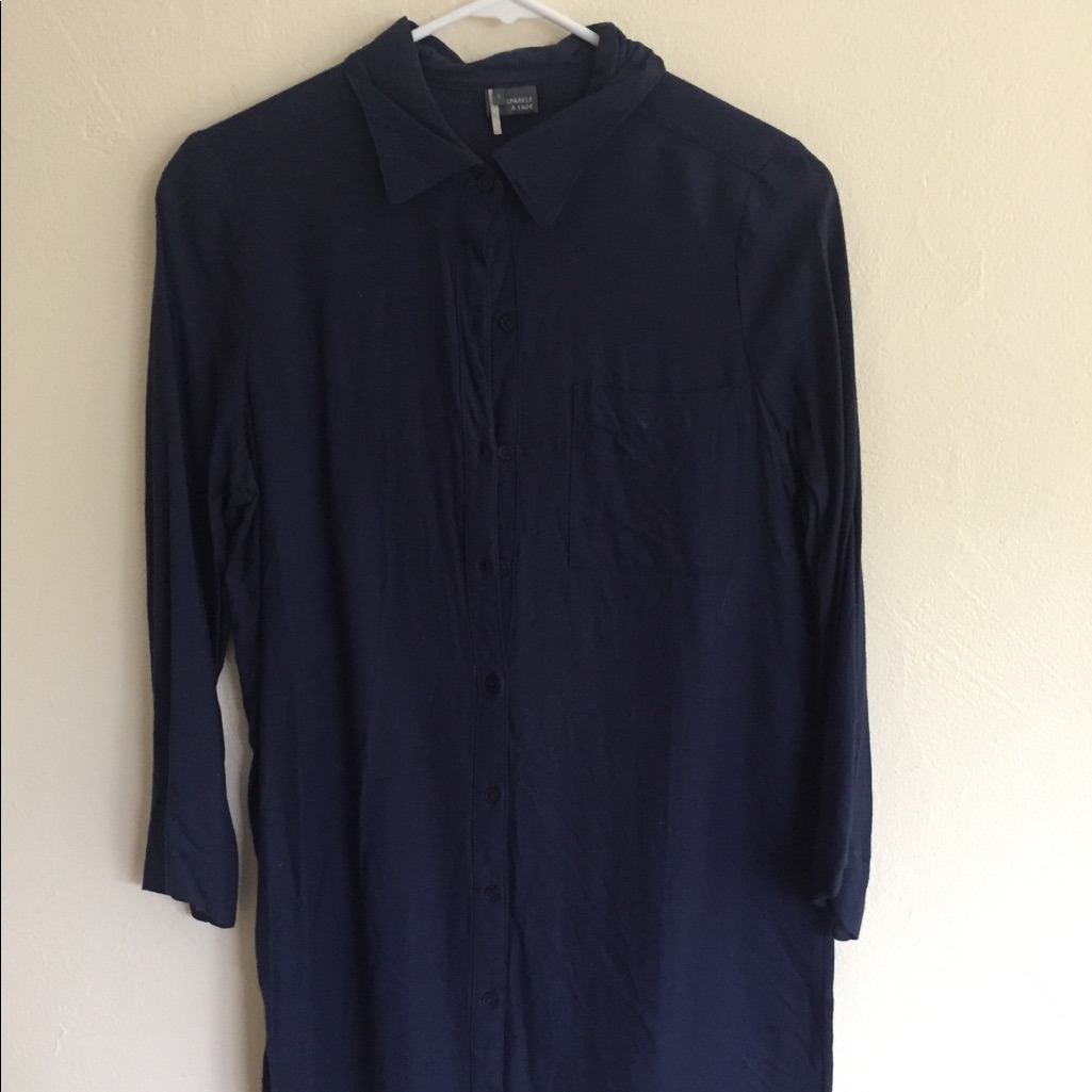 Sparkle & Fade Navy Blue Top/Dress